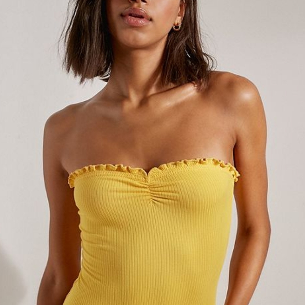 Out from Under UO Yellow Bodysuit